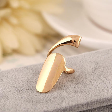 Gold Nail Armor Adjustable Ring - SET OF 5 - HASHTACK