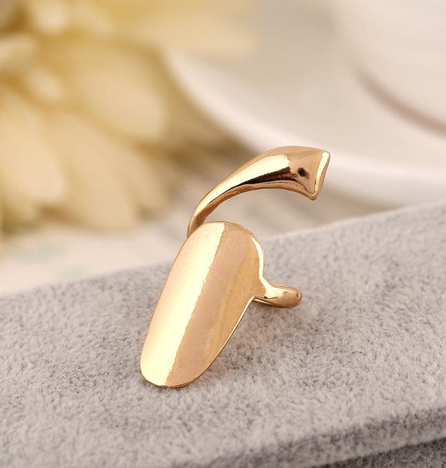 Gold Nail Armor Adjustable Ring - SET OF 5 - HASHTACK