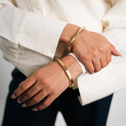 Golden Luxe Layered Necklace & Bracelet Set - HASHTACK