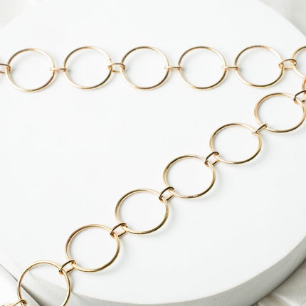 Golden Ring Link Waist Chain - HASHTACK