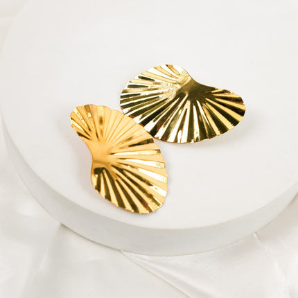 Golden Tide Statement Earrings - HASHTACK