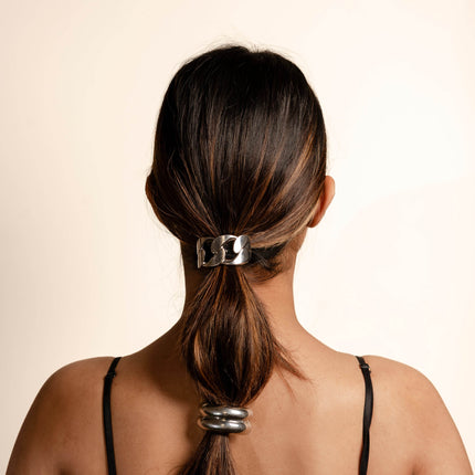 Silver Chain Rubber Band - HASHTACK