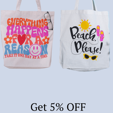 Everything Happens For A Reason Tote Bag - HASHTACK