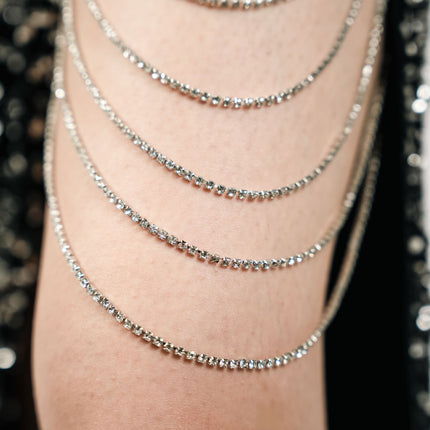 Crystal Stone Layered Thigh Chain