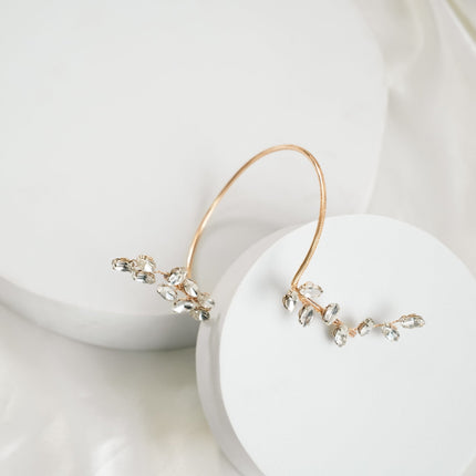 Leaf Whisper Crystal Bracelet - HASHTACK