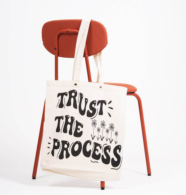 Trust The Process Canvas Tote Bag - HASHTACK