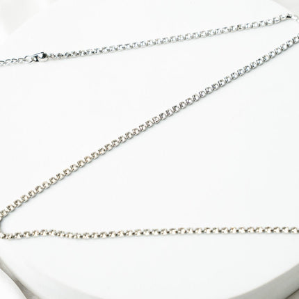 Minimal Crystal Stone Waist Chain - HASHTACK