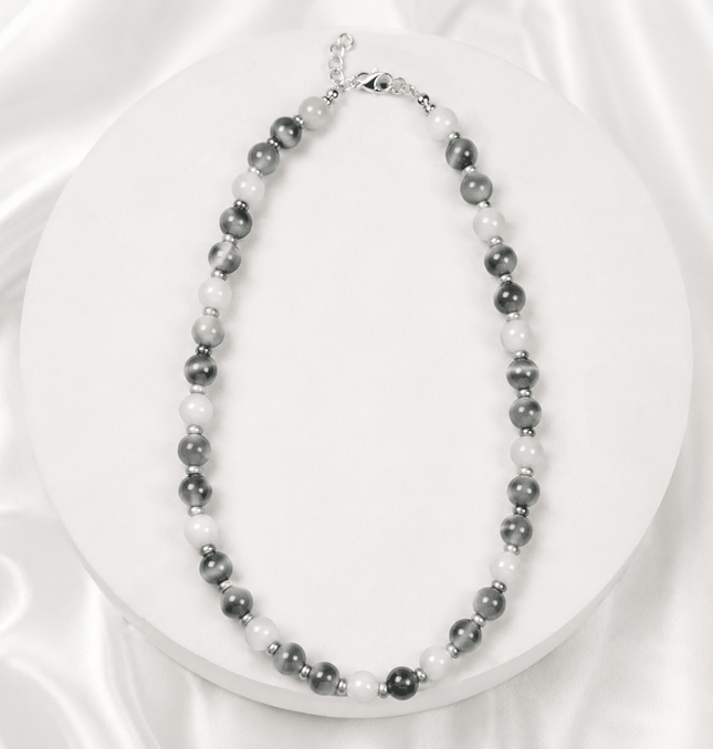 Monochrome Harmony Necklace - HASHTACK