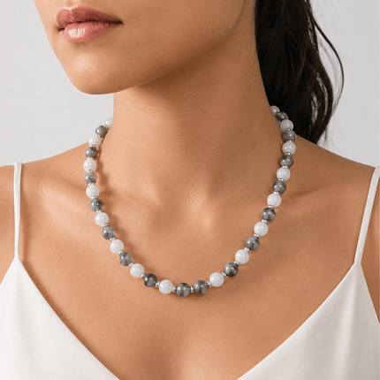Monochrome Harmony Necklace - HASHTACK