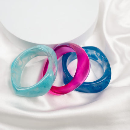 Neon Splash Chunky Bangles - HASHTACK
