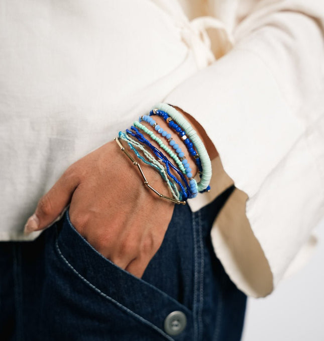 Ocean Breeze Stackable Bracelet Set - HASHTACK