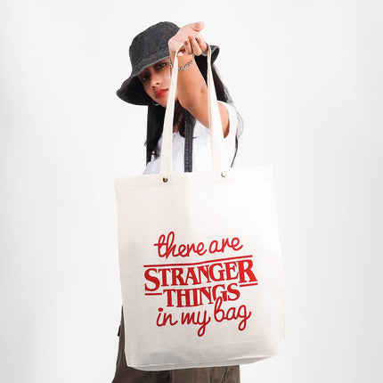 Stranger Things Canvas Tote Bag - HASHTACK