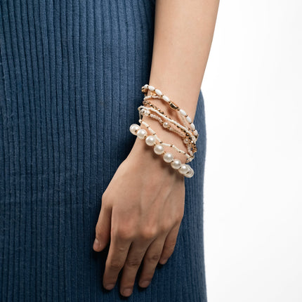 Pearl Garden Multi-Strand Bracelet Set - HASHTACK