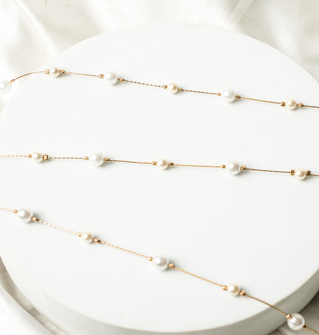 Pearl Adjustable Gold Waist Chain