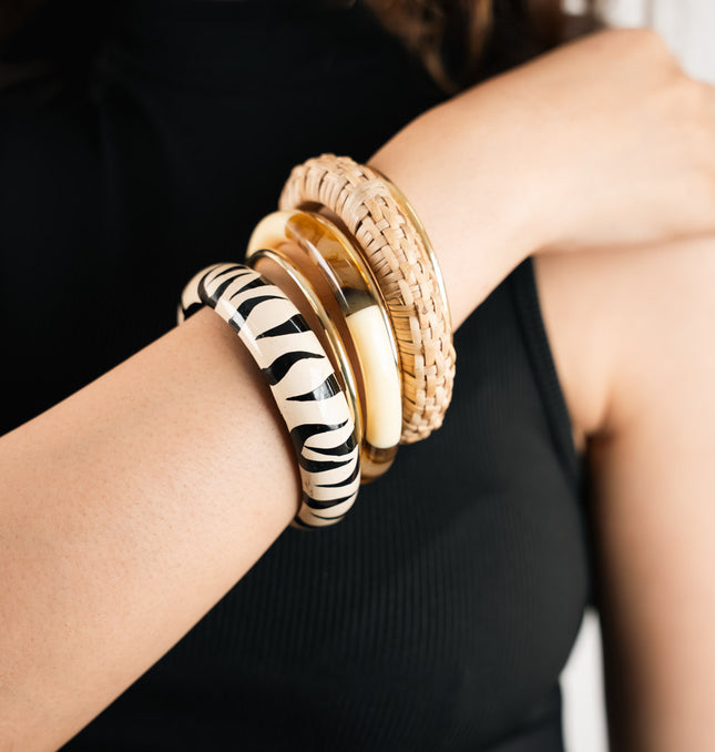 Safari Chic Resin Bangles