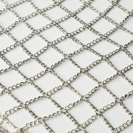 Silver Chain Net Headpiece - HASHTACK