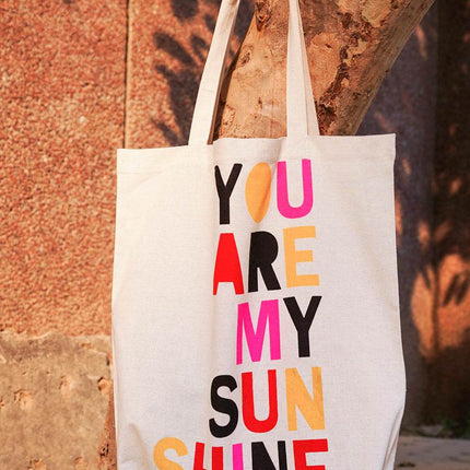 You Are My Sun Shine Canvas Tote Bag - HASHTACK