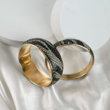 Snake Charm Resin Bangles - HASHTACK