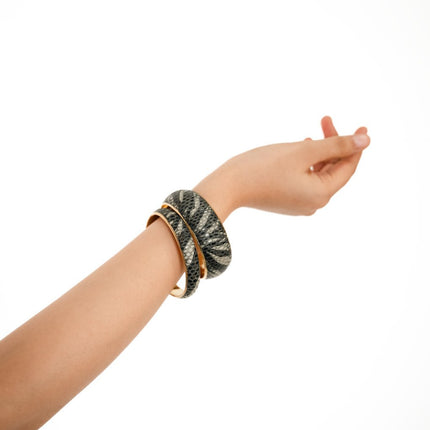 Snake Charm Resin Bangles - HASHTACK