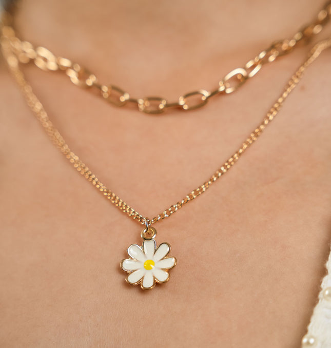 sunny-daisy-layered-necklace_jpg - HASHTACK hashtack.in
