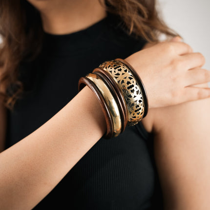 Terra Wooden Bangles - HASHTACK