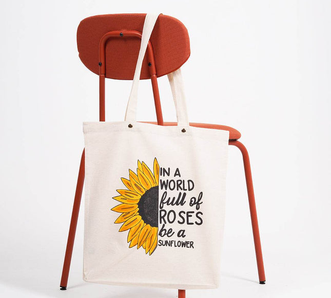 In A World Full of Roses Canvas Tote Bag - HASHTACK