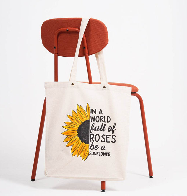 In A World Full of Roses Canvas Tote Bag - HASHTACK