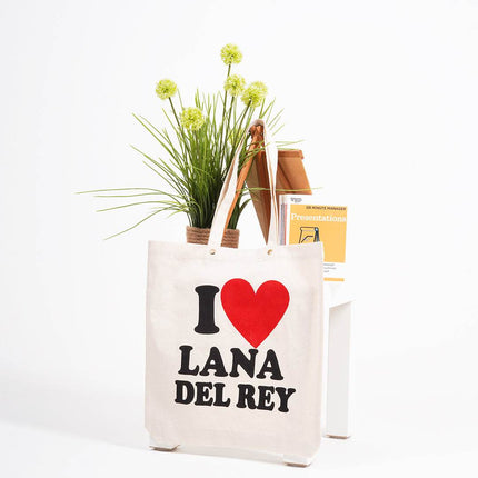 I Love Lana Del Rey Canvas Tote Bag - HASHTACK