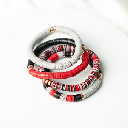 Urban Contrast Stackable Bracelet Set - HASHTACK
