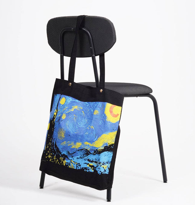 Van Gogh Canvas Tote Bag - HASHTACK