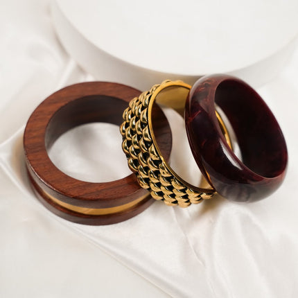 Vintage Merlot Bangle Stack - HASHTACK