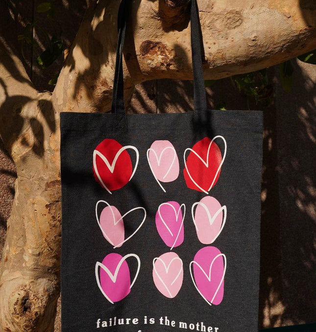 Failure Is The Mother Of Success Tote Bag - Grey - HASHTACK