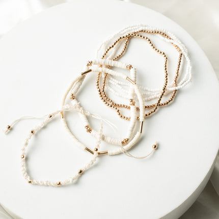white-beaded-bracelet-set-stackable-women_jpg - HASHTACK hashtack.in
