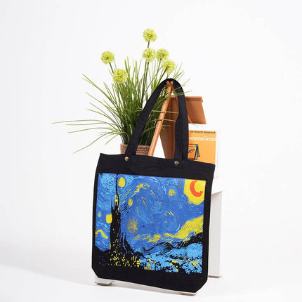 Van Gogh Canvas Tote Bag - HASHTACK